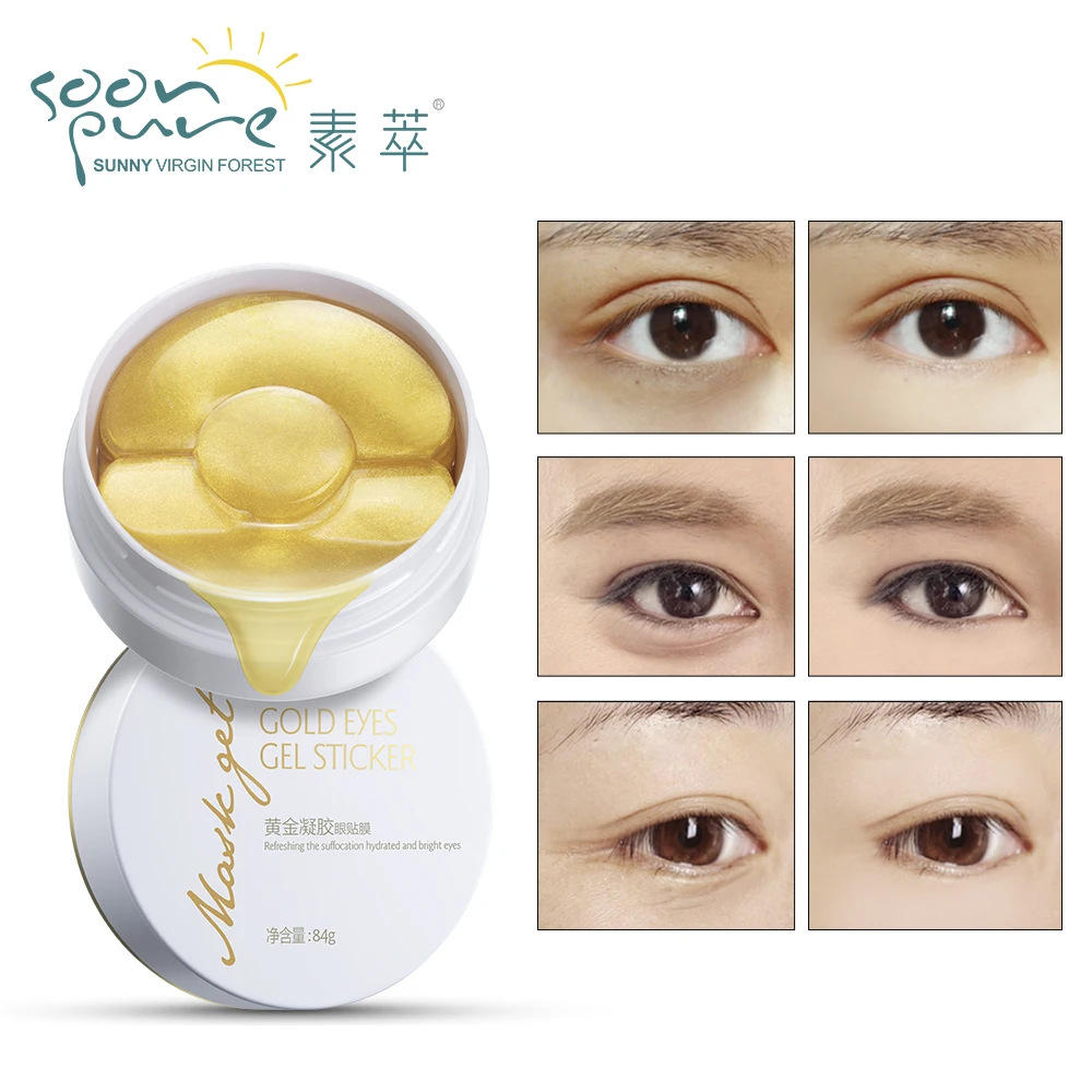 SOON PURE Gold Aquagel Collagen Eye Mask Ageless Sleep Mask Eye Patches Dark Circles Face Care Mask To Face Skin Care Whitening
SOON PURE Gold Aquagel Collagen Eye Mask Ageless Sleep Mask Eye Patches Dark Circles Face Care Mask To Face Skin Care Whitening