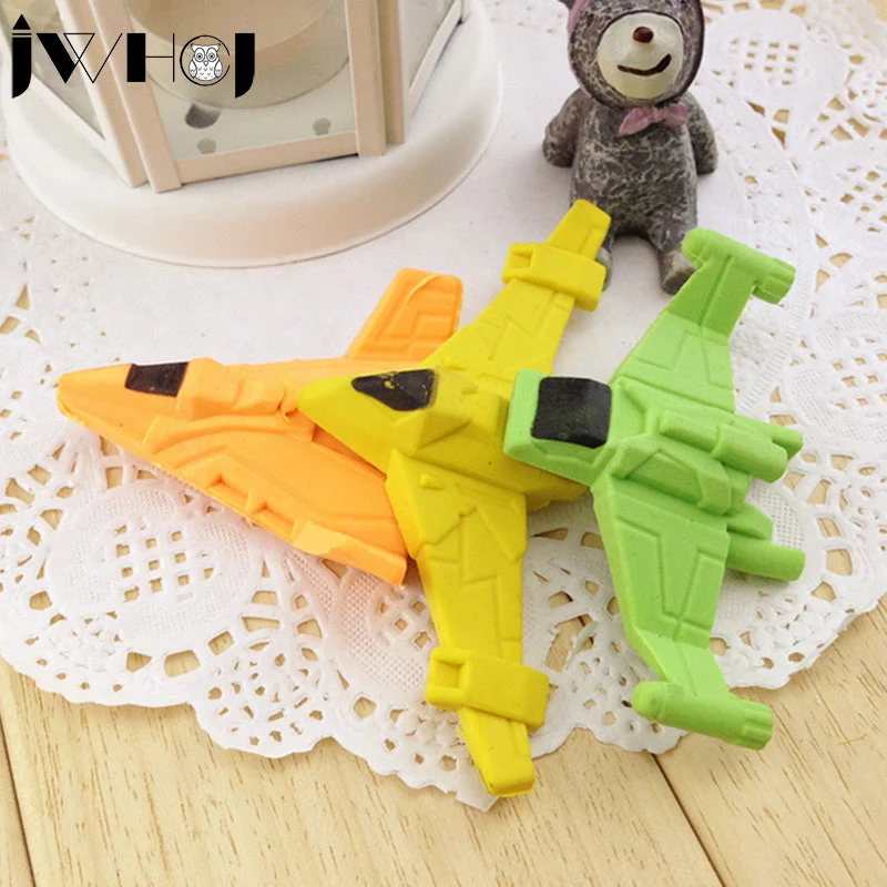 1 pcs Novelty cute fighter shape rubber eraser kawaii creative stationery school supplies papelaria gifts for kids
1 pcs Novelty cute fighter shape rubber eraser kawaii creative stationery school supplies papelaria gifts for kids