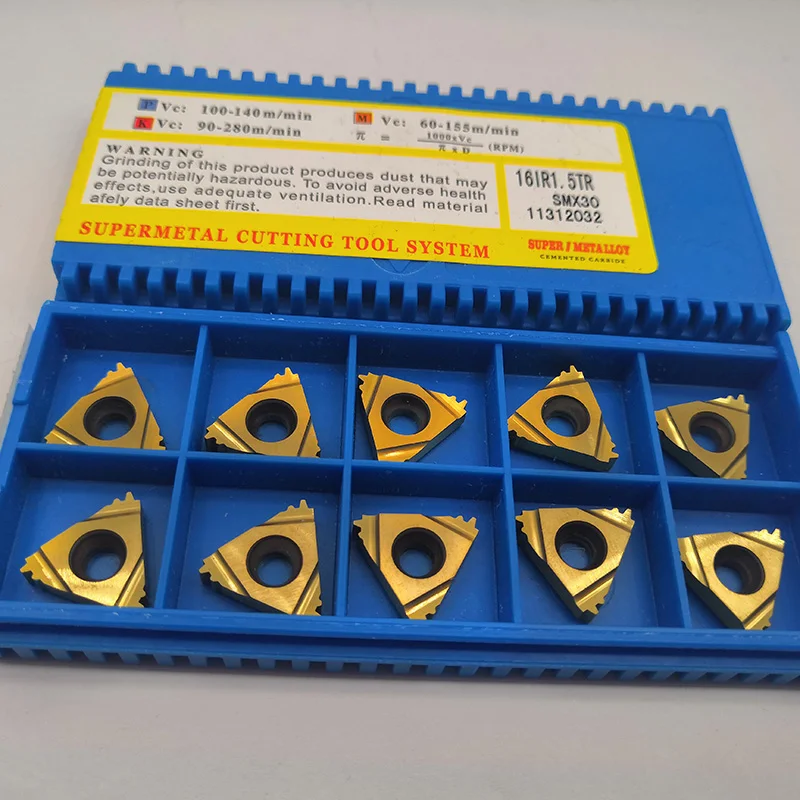 16IR 1.5TR / 2.0TR / 3.0TR SMX30 16ER2.0TR / 3.0TR SMX30 Trapezoidal internal thread insert T type CNC insert
16IR 1.5TR / 2.0TR / 3.0TR SMX30 16ER2.0TR / 3.0TR SMX30 Trapezoidal internal thread insert T type CNC insert