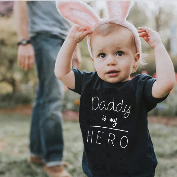 Daddy Is My Hero Kids Summer Short Sleeves Cotton T Shirt Loose Casual Children Funny Letters Tops Tee
Daddy Is My Hero Kids Summer Short Sleeves Cotton T Shirt Loose Casual Children Funny Letters Tops Tee