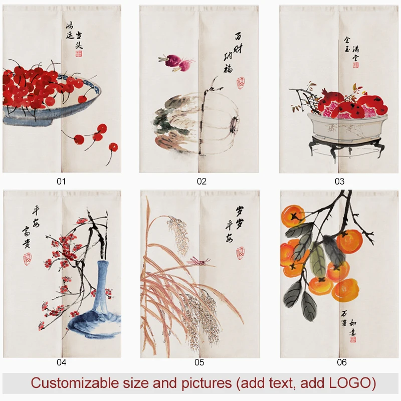 Chinese Ink Painting Customizable Linen Door Curtain Noren Bedroom Curtains for bedroom living room Decorative curtains
Chinese Ink Painting Customizable Linen Door Curtain Noren Bedroom Curtains for bedroom living room Decorative curtains