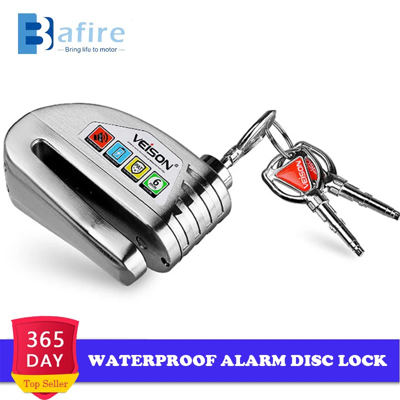 Motorcycle Waterproof Alarm Disc Lock Bike Metal Disc Lock Motocross Warning Security Anti theft Brake Rotor Alarma Padlock
Motorcycle Waterproof Alarm Disc Lock Bike Metal Disc Lock Motocross Warning Security Anti theft Brake Rotor Alarma Padlock