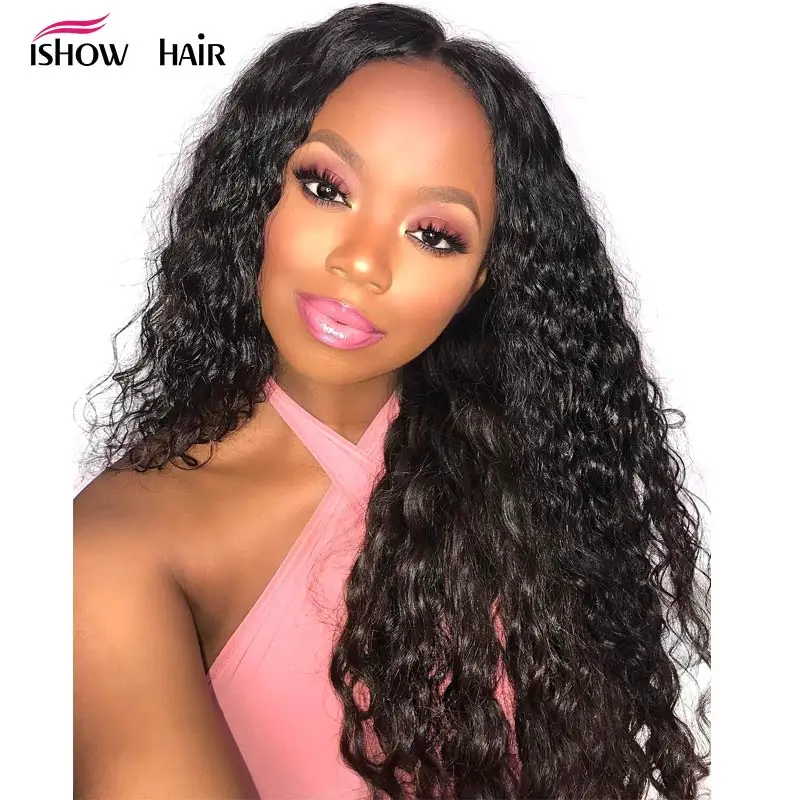 Ishow Deep Wave Lace Front Wig 13x4 Human Hair Wigs For Black Women Brazilian Deep Wave Wig Remy Lace Wig Humain Hair Black Wig
Ishow Deep Wave Lace Front Wig 13x4 Human Hair Wigs For Black Women Brazilian Deep Wave Wig Remy Lace Wig Humain Hair Black Wig