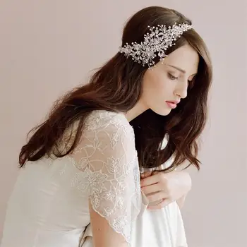 SLBRIDAL Handmade Wired Rhinestones Crystals Pearls Flower Wedding Tiara Hair accessories Hairband Bridal Headband Bridesmaids
SLBRIDAL Handmade Wired Rhinestones Crystals Pearls Flower Wedding Tiara Hair accessories Hairband Bridal Headband Bridesmaids