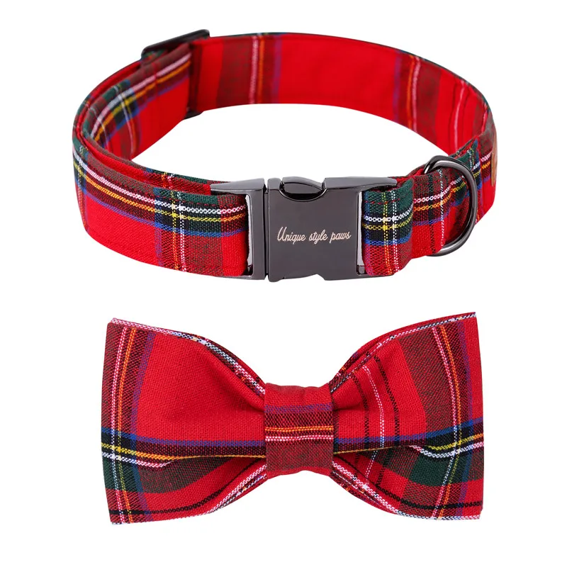 Unique Style Paws Christmas Adjustable Handmade Bowtie Dog and Cat Collar Pet Gift for Dogs and Cats
Unique Style Paws Christmas Adjustable Handmade Bowtie Dog and Cat Collar Pet Gift for Dogs and Cats