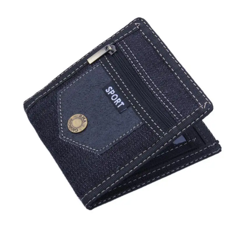 2018 Denim Canvas Men's Credit Card Bifold Wallet Large Capacity Coin Purse Zipper Men Wallets Card Holder Coin Bag Gift
2018 Denim Canvas Men's Credit Card Bifold Wallet Large Capacity Coin Purse Zipper Men Wallets Card Holder Coin Bag Gift