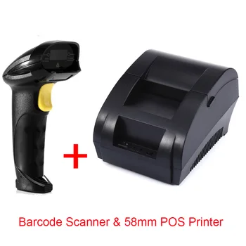 58mm Black Thermal Receipt Printer Barcode Scanner USB POS Printer for POS System free shipping
58mm Black Thermal Receipt Printer Barcode Scanner USB POS Printer for POS System free shipping
