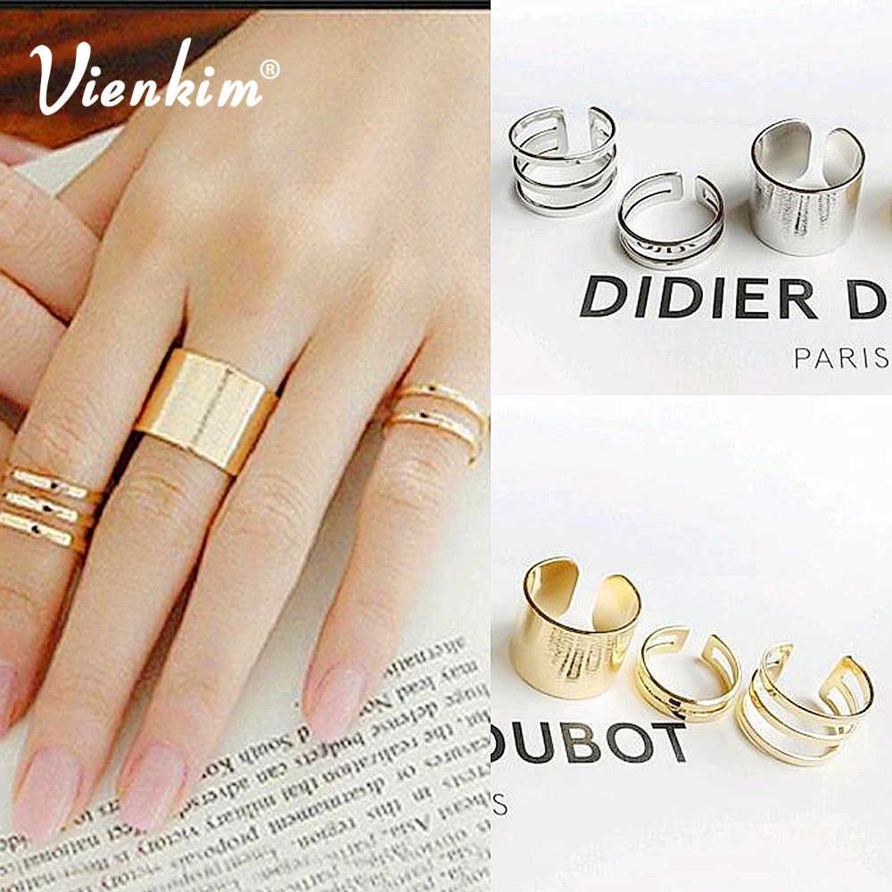 Vienkim 3Pcs. / Set. Fashion Top Of Finger Over The Midi Tip Finger Above The Knuckle Open Ring For women Fashion Jewelry R3
Vienkim 3Pcs. / Set. Fashion Top Of Finger Over The Midi Tip Finger Above The Knuckle Open Ring For women Fashion Jewelry R3
