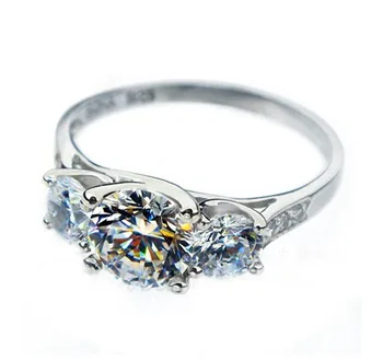 1.7 Carat Solid 750 Gold Three Stone Shape Terrific Synthetic Diamonds Wedding Ring For Women Prolonged Last Quality Jewelry
1.7 Carat Solid 750 Gold Three Stone Shape Terrific Synthetic Diamonds Wedding Ring For Women Prolonged Last Quality Jewelry