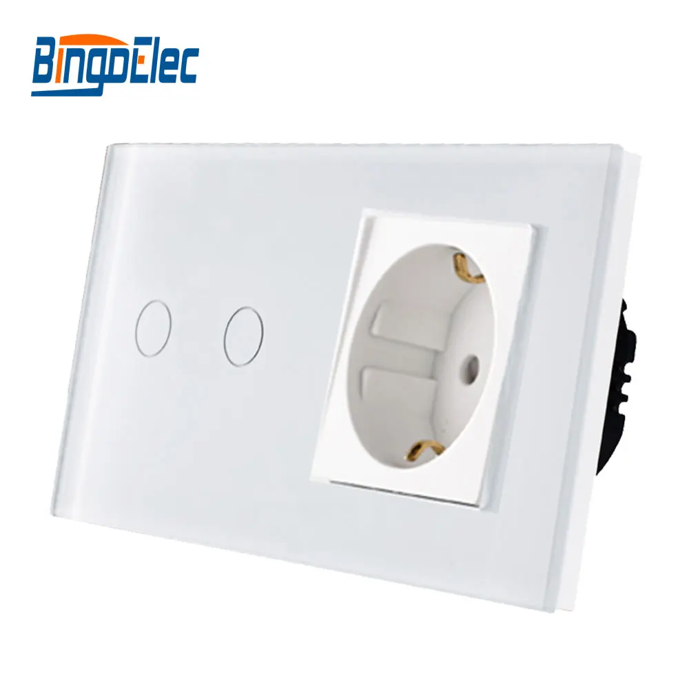Bingo EU standrad switch socket, Touch light switch and EU socket 110-250v Germany socket,free shipping
Bingo EU standrad switch socket, Touch light switch and EU socket 110-250v Germany socket,free shipping