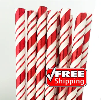 200pcs Red Foil Stripe Christmas Paper Straws Bulk-Metallic Striped Drinking Paper Straws,Hollywood Shiny Retro Holiday Party
200pcs Red Foil Stripe Christmas Paper Straws Bulk-Metallic Striped Drinking Paper Straws,Hollywood Shiny Retro Holiday Party
