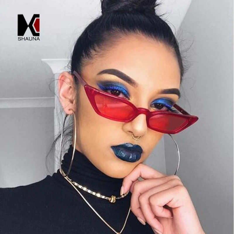 SHAUNA Metal Hinge Fashion Small Frame Women Cat Eye Sunglasses Vintage Ladies Transparent Red Lens Shades UV400
SHAUNA Metal Hinge Fashion Small Frame Women Cat Eye Sunglasses Vintage Ladies Transparent Red Lens Shades UV400