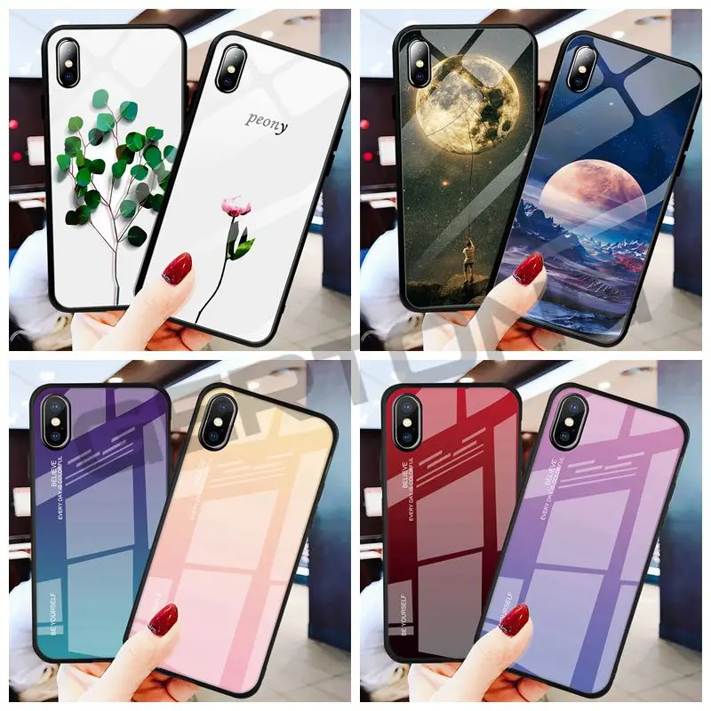GerTong Tempered Glass Phone Bags For iPhone XR Cases Luxury Star Space Cover For iPhone XS Case For iPhone XS Max Coque Fundas
GerTong Tempered Glass Phone Bags For iPhone XR Cases Luxury Star Space Cover For iPhone XS Case For iPhone XS Max Coque Fundas