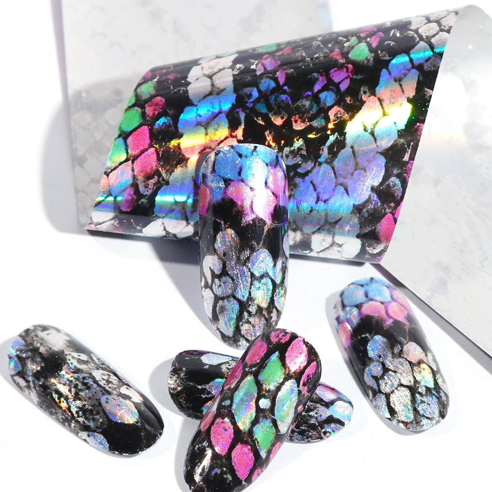 16pcs Snake Nail Foils Starry Chameleon Holographic Polish Wraps Transfer Stickers Animal Decals Nail Art Decoration Tools BE937
16pcs Snake Nail Foils Starry Chameleon Holographic Polish Wraps Transfer Stickers Animal Decals Nail Art Decoration Tools BE937
