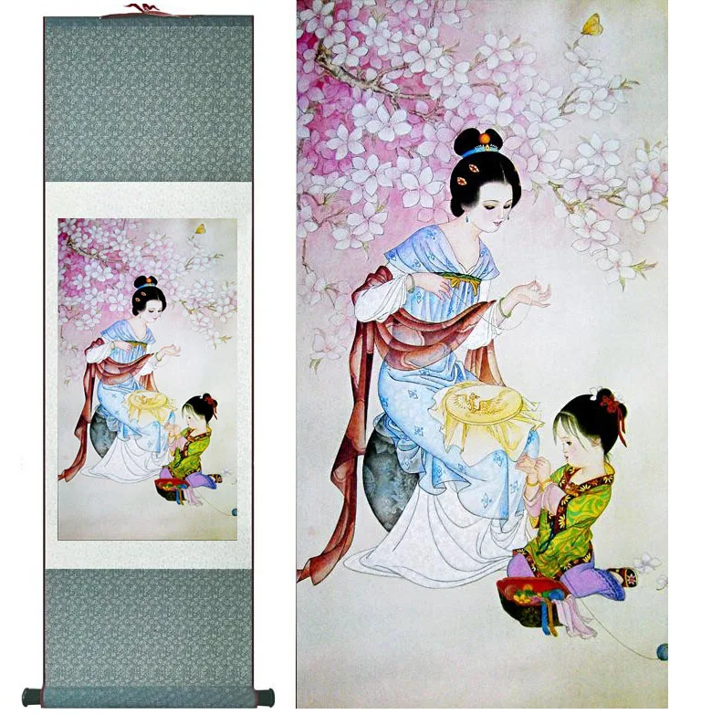 Mother and Son painting Chinese Art Painting Home Office Decoration Chinese painting art figure painting
Mother and Son painting Chinese Art Painting Home Office Decoration Chinese painting art figure painting