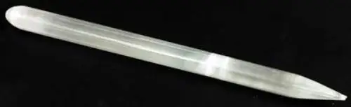 Мощная белая кристаллическая палочка с селенитом длиной около 4-5 дюймов (палочка для карандаша)
Мощная белая кристаллическая палочка с селенитом длиной около 4-5 дюймов (палочка для карандаша)