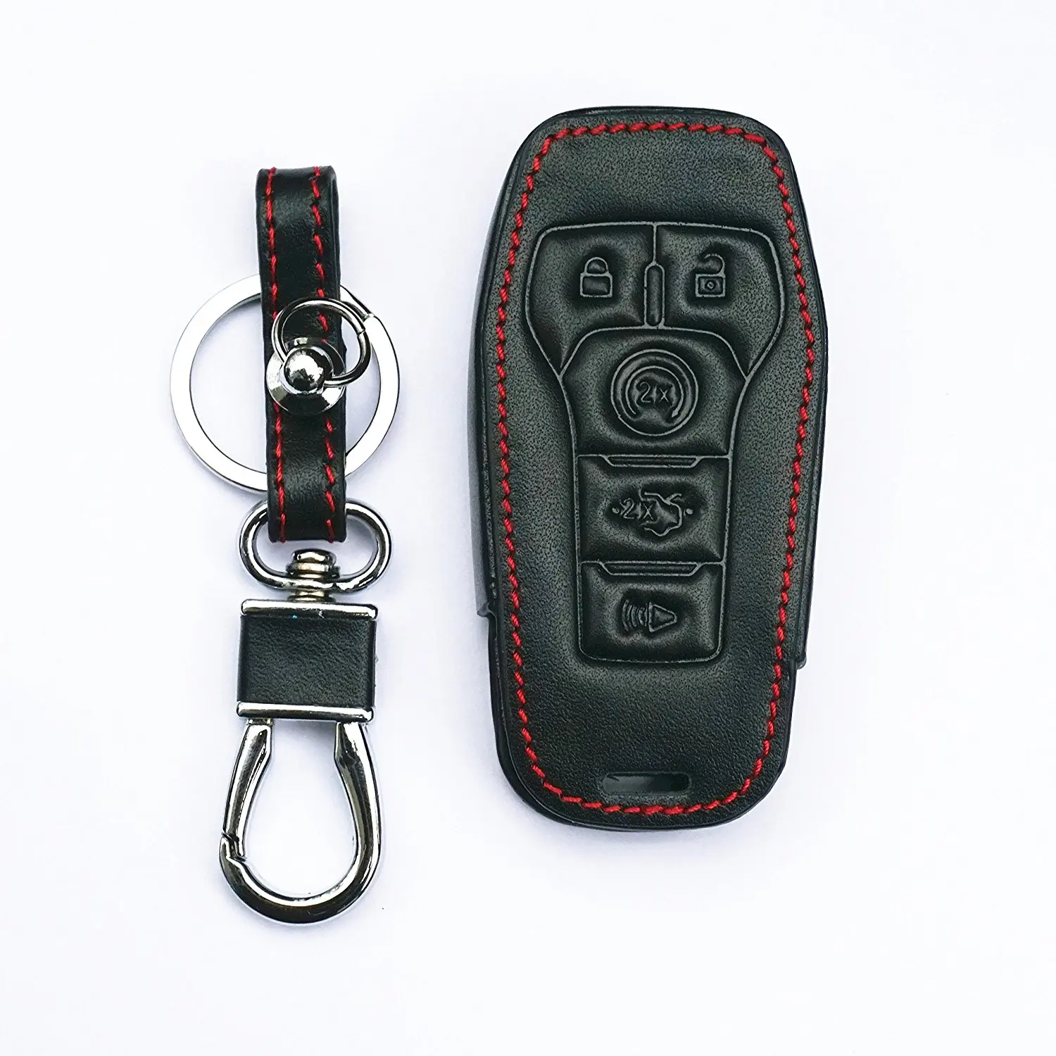 WFMJ Leather 5 Buttons Remote Key Chain Cover Case For Ford Fusion Mustang F-150 F-450 edge EXPLORER F-550 for Lincoln MKZ MKC
WFMJ Leather 5 Buttons Remote Key Chain Cover Case For Ford Fusion Mustang F-150 F-450 edge EXPLORER F-550 for Lincoln MKZ MKC