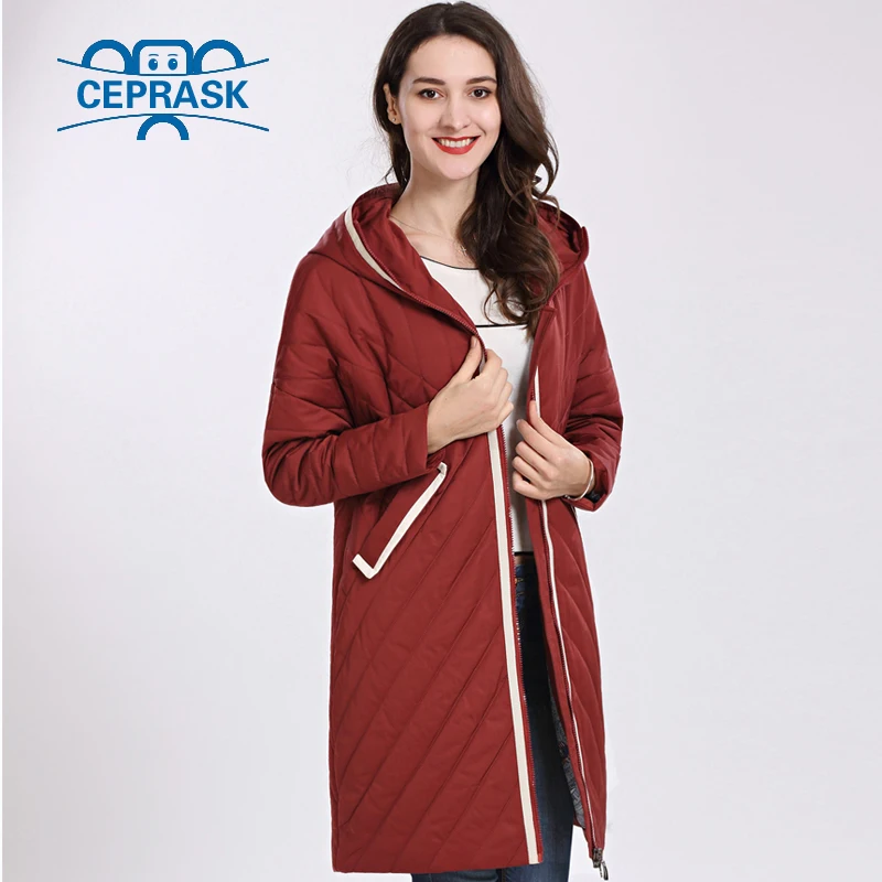 CEPRASK 2019 High Quality Women's Coat Spring Autum Female Windproof Thin Parka Long Plus Size Hooded New Designs Women Jackets
CEPRASK 2019 High Quality Women's Coat Spring Autum Female Windproof Thin Parka Long Plus Size Hooded New Designs Women Jackets