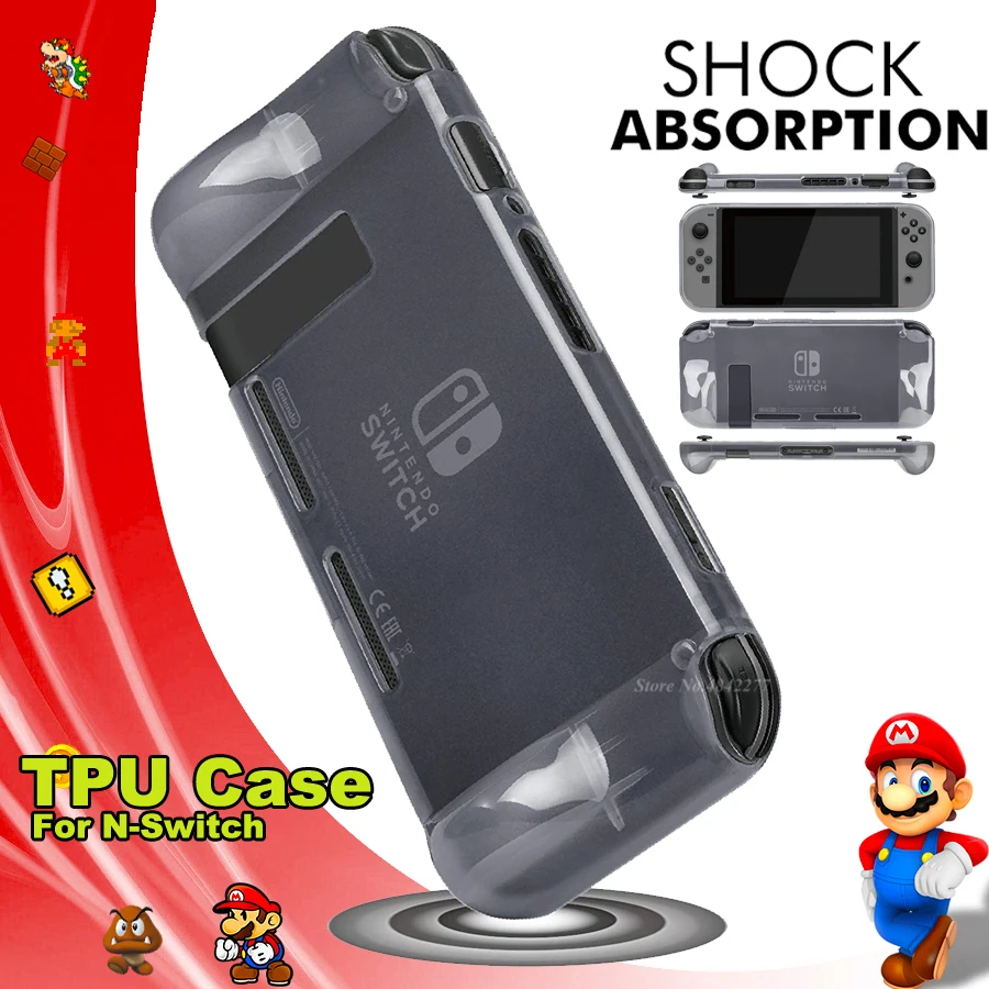 Nintend Switch Console Case Accessories TPU Soft Transparent Protective Cover Protector Skin for Nintendo Switch Nintendoswitch
Nintend Switch Console Case Accessories TPU Soft Transparent Protective Cover Protector Skin for Nintendo Switch Nintendoswitch