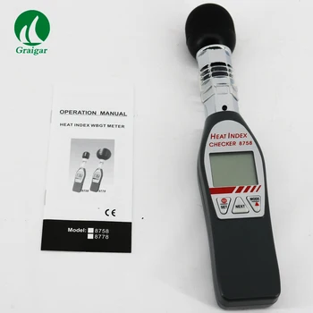 Handheld WBGT Meter AZ8758 Prevention Meter for Monitoring the Outdoor Activities
Handheld WBGT Meter AZ8758 Prevention Meter for Monitoring the Outdoor Activities
