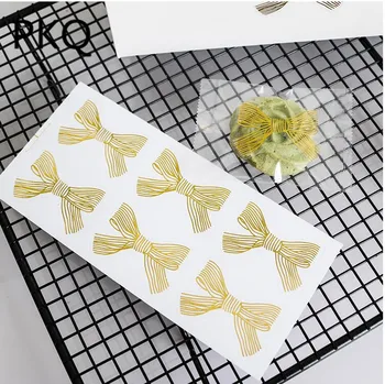 Gold Bowknot Seal Sticker For Scrapbook Baking Label Wedding Birthday Gift Decorative Sticker
Gold Bowknot Seal Sticker For Scrapbook Baking Label Wedding Birthday Gift Decorative Sticker