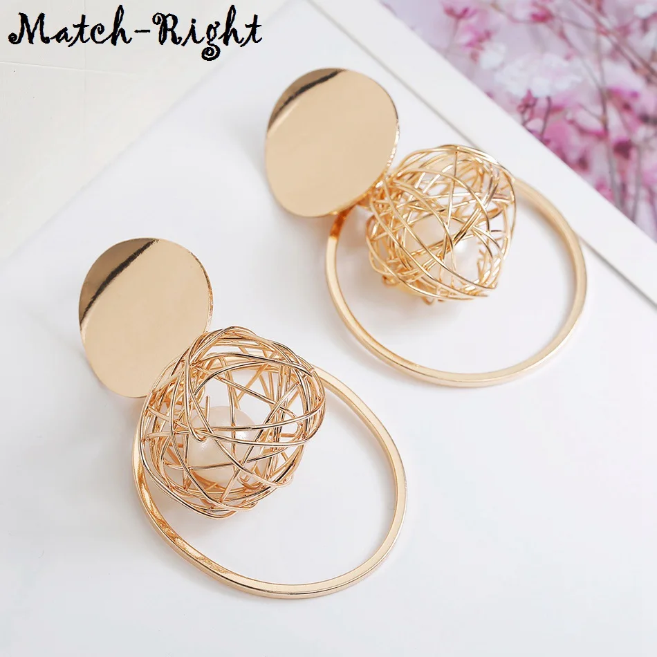 Geometric Woven Earrings for Women Metal Ball Drop Earring Pendant New Woman Jewelry Mujer Aretes Brincos De Mulheres LX017
Geometric Woven Earrings for Women Metal Ball Drop Earring Pendant New Woman Jewelry Mujer Aretes Brincos De Mulheres LX017