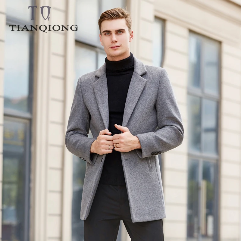 TIAN QIONG Men Clothes 2019 Autumn Winter New Long Wool Jacket Male Fashion Casual Thicken Slim Fit Mens Coat Brand Clothing
TIAN QIONG Men Clothes 2019 Autumn Winter New Long Wool Jacket Male Fashion Casual Thicken Slim Fit Mens Coat Brand Clothing