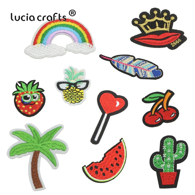 Lucia crafts 10pcs 3.3-7.5cm Embroidered Iron-On Patches for Clothing DIY Stripes Clothes Stickers Appliques Accessory L1007
Lucia crafts 10pcs 3.3-7.5cm Embroidered Iron-On Patches for Clothing DIY Stripes Clothes Stickers Appliques Accessory L1007