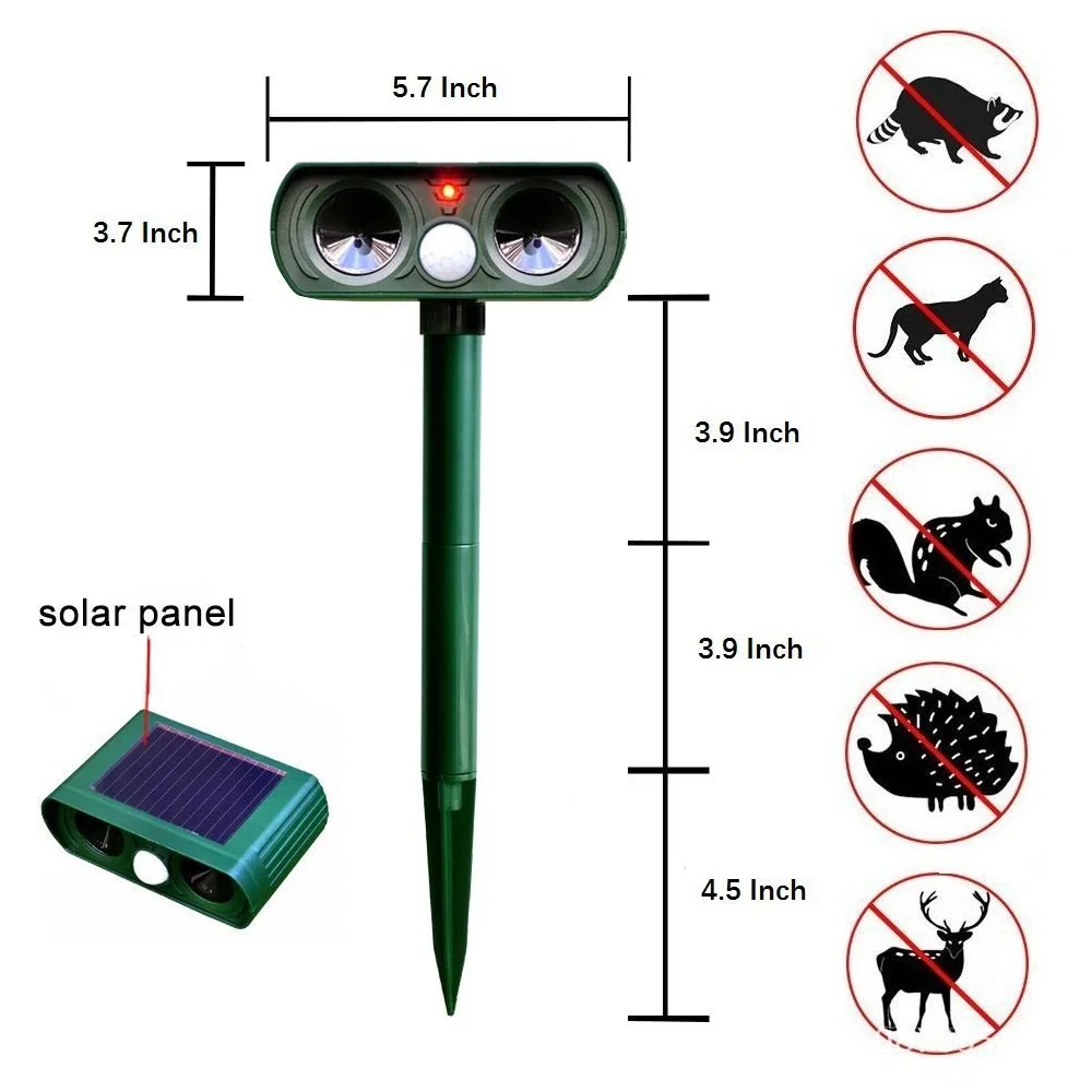 Pet Dog Ultrasonic Anti Barking Device Waterproof Solar Animal Repeller Outdoor Dog Stop No Bark Control Training Supply
Pet Dog Ultrasonic Anti Barking Device Waterproof Solar Animal Repeller Outdoor Dog Stop No Bark Control Training Supply