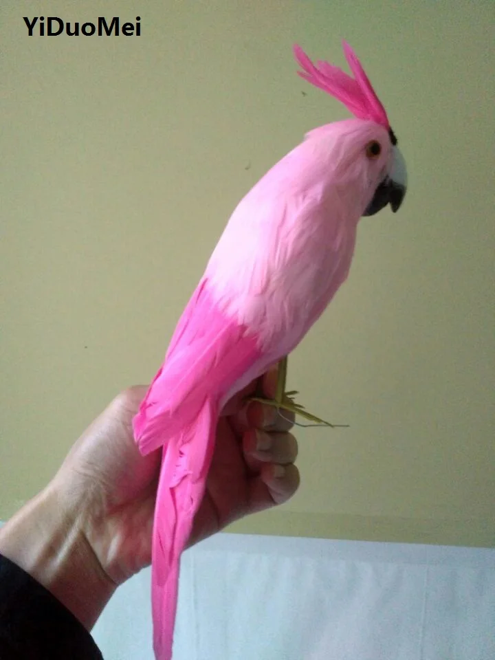 artificial bird model foam&feathers pink parrot large 32cm bird handicraft prop home garden decoration gift p0188
artificial bird model foam&feathers pink parrot large 32cm bird handicraft prop home garden decoration gift p0188