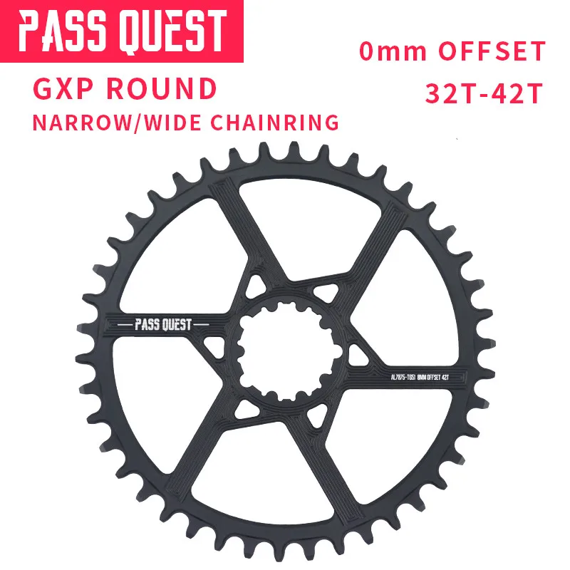 PASS QUEST GXP Round Oval 0mm Offset 32T-42T Chainring MTB Narrow Wide Bike bicycle Chainwheel for Sram XX1 GX eagle X9 crankset
PASS QUEST GXP Round Oval 0mm Offset 32T-42T Chainring MTB Narrow Wide Bike bicycle Chainwheel for Sram XX1 GX eagle X9 crankset