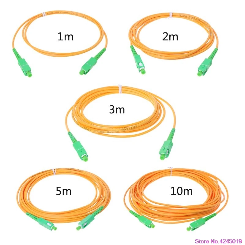 New SC/APC-SC/APC-SM 3mm Fiber Optic Jumper Cable Single Mode Extension Patch Cord
New SC/APC-SC/APC-SM 3mm Fiber Optic Jumper Cable Single Mode Extension Patch Cord