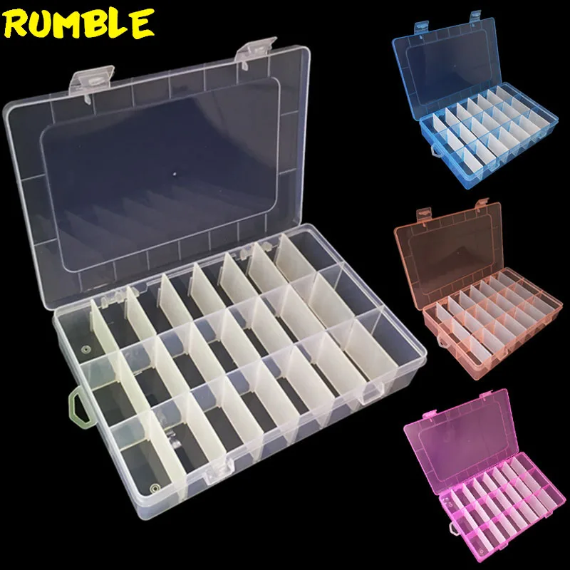 Rumble 24 Grids DIY Tools Packaging Box Portable Practical Electronic Components Screw Removable Storage Screw Jewelry Tool Case
Rumble 24 Grids DIY Tools Packaging Box Portable Practical Electronic Components Screw Removable Storage Screw Jewelry Tool Case