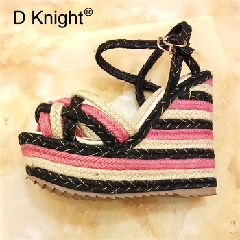 Summer Cane Women Platform Sandals Fashion Gladiator High Heels Wedges Espadrilles Shoes Ladies Sexy Buckle Strap Female Sandals
Summer Cane Women Platform Sandals Fashion Gladiator High Heels Wedges Espadrilles Shoes Ladies Sexy Buckle Strap Female Sandals