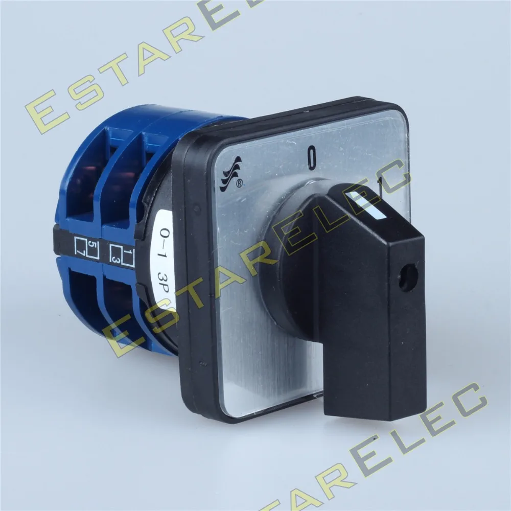 2 position (0-1) 3 Poles 6 terminals AC 440V Ui 690V 32A Cam Switch OFF-ON (CE, TUV)
2 position (0-1) 3 Poles 6 terminals AC 440V Ui 690V 32A Cam Switch OFF-ON (CE, TUV)