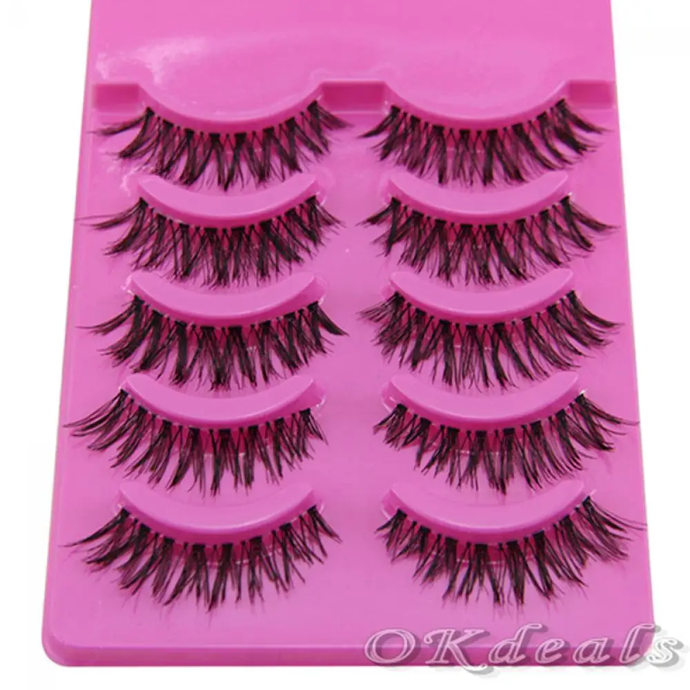 5 Pairs of Women Lady New Popular Handmade Messy Natural Cross False Eyelashes Black Eye Lashes Cosmetic Makeup Tools maquiagem
5 Pairs of Women Lady New Popular Handmade Messy Natural Cross False Eyelashes Black Eye Lashes Cosmetic Makeup Tools maquiagem