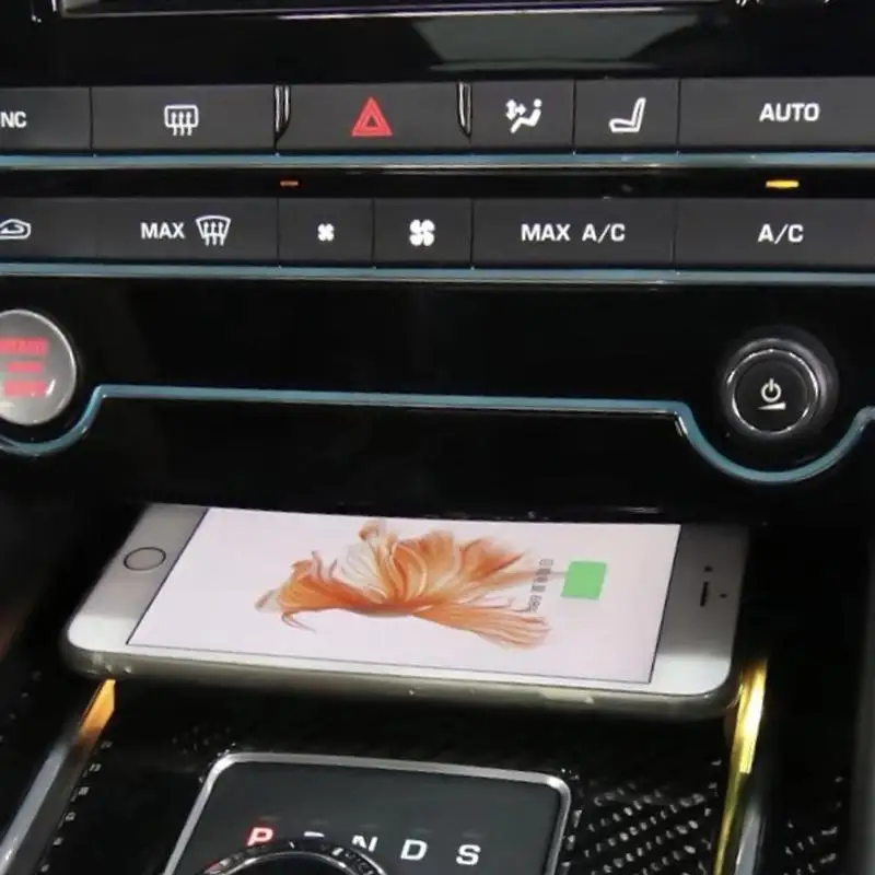 10W QI Wireless charger console quick Wireless charger For Jaguar XF XE XFL F-PACE for iphone 8 XS XR XS MAX
10W QI Wireless charger console quick Wireless charger For Jaguar XF XE XFL F-PACE for iphone 8 XS XR XS MAX