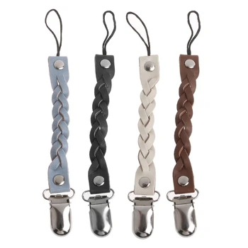 2020 New Baby Pacifier Chain Baby Toddler Dummy Pacifier Leather Soother Nipple Clip Chain Holder Strap 17.5cm Feeding
2020 New Baby Pacifier Chain Baby Toddler Dummy Pacifier Leather Soother Nipple Clip Chain Holder Strap 17.5cm Feeding