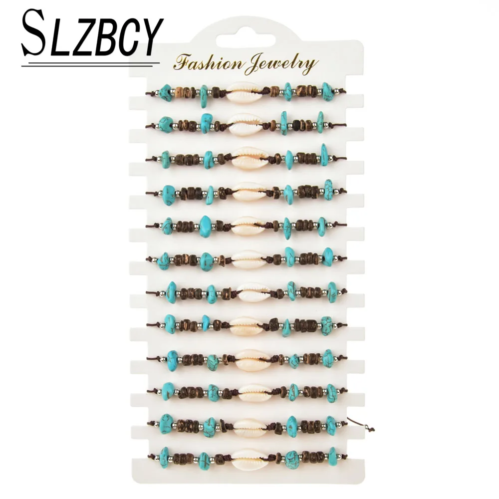 Bohemia Natural Stone Shell Charm Bracelets Set Adjustable Rope Chain Anklet Wristband For Women Fashion Summer Beach Jewelry
Bohemia Natural Stone Shell Charm Bracelets Set Adjustable Rope Chain Anklet Wristband For Women Fashion Summer Beach Jewelry