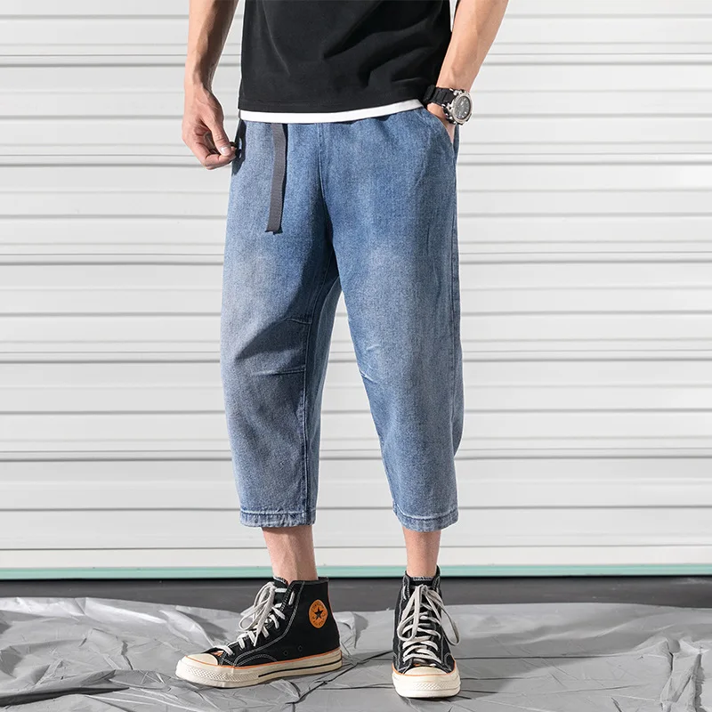 Loose Jeans Men Trendy Plus Fertilizer Summer 7 Points Calf Length Denim Pants Casual Straight Pants 2019 Summer New Short Jeans
Loose Jeans Men Trendy Plus Fertilizer Summer 7 Points Calf Length Denim Pants Casual Straight Pants 2019 Summer New Short Jeans