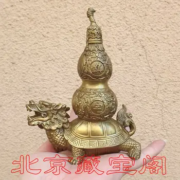 The copper dragon turtle back gourd ornaments defends the Lucky Dragon turtle Tuo great treasure gourd gourd ornaments of copper
The copper dragon turtle back gourd ornaments defends the Lucky Dragon turtle Tuo great treasure gourd gourd ornaments of copper