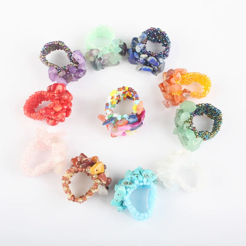 NEW Charm 3X5MM Rose Pink Quartz Shell Fluorite Lapis lazuli Red Coral Chip Bead Stretch Finger Ring 1PCS
NEW Charm 3X5MM Rose Pink Quartz Shell Fluorite Lapis lazuli Red Coral Chip Bead Stretch Finger Ring 1PCS