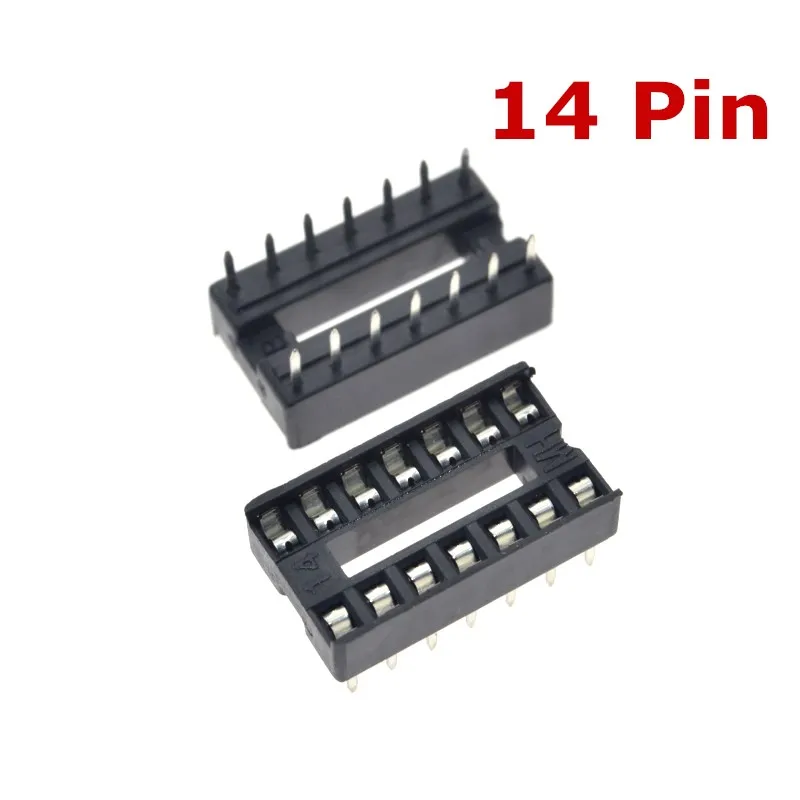 20PCS 14 Pin DIP Square Hole IC Sockets Adapter 14Pin Pitch 2.54mm Connector CAIZHIXING
20PCS 14 Pin DIP Square Hole IC Sockets Adapter 14Pin Pitch 2.54mm Connector CAIZHIXING