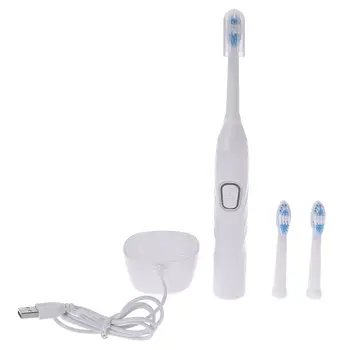 1 Set Waterproof Sonic Electric Toothbrush USB Charge Rechargeable 3 Cleaning Modes Cleaner Massager with 3 Brush Heads New
1 Set Waterproof Sonic Electric Toothbrush USB Charge Rechargeable 3 Cleaning Modes Cleaner Massager with 3 Brush Heads New