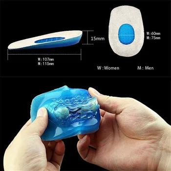 Hot Selling 3 Pairs Silicone Heel Orthopedic Insoles with Cloth Surface for Bone Spurs Pain Relief -B5
Hot Selling 3 Pairs Silicone Heel Orthopedic Insoles with Cloth Surface for Bone Spurs Pain Relief -B5