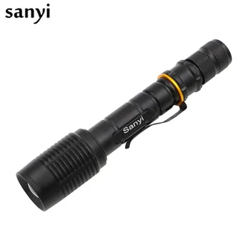Ultra Bright 5 Mode XML T6 3800LM Zoomable Led Flashlight Waterproof Flashlight Penlight Torch Bike Light for Camping By 2*18650
Ultra Bright 5 Mode XML T6 3800LM Zoomable Led Flashlight Waterproof Flashlight Penlight Torch Bike Light for Camping By 2*18650