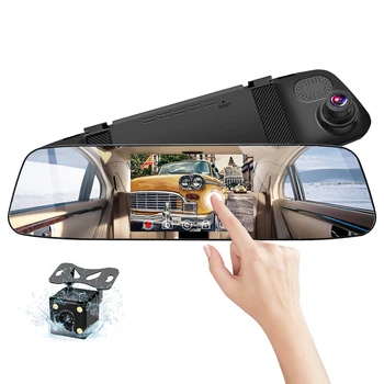 YANTU Car DVR 4.3" Touch screen Dual Lens Car Camera FHD 1080P Video Recorder Rearview Mirror With Rearview DVR Dash cam Auto
YANTU Car DVR 4.3" Touch screen Dual Lens Car Camera FHD 1080P Video Recorder Rearview Mirror With Rearview DVR Dash cam Auto