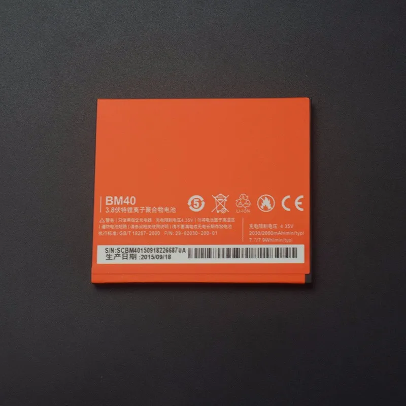 For Xiaomi Mi2A Battery High Quality BM40 2030mAh Li-ion Battery Replacement for xiaomi 2A M2A MI2A Smart Phone
For Xiaomi Mi2A Battery High Quality BM40 2030mAh Li-ion Battery Replacement for xiaomi 2A M2A MI2A Smart Phone