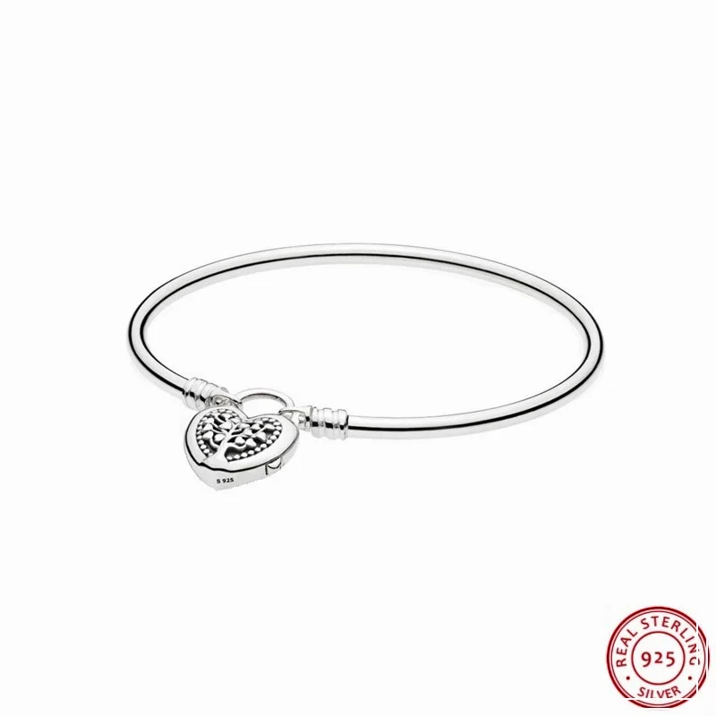 2018 Mother's Day Gift Flourishing Hearts Padlock Bangles for Women Silver 925 Jewelry Express Strength & Love FLB058
2018 Mother's Day Gift Flourishing Hearts Padlock Bangles for Women Silver 925 Jewelry Express Strength & Love FLB058