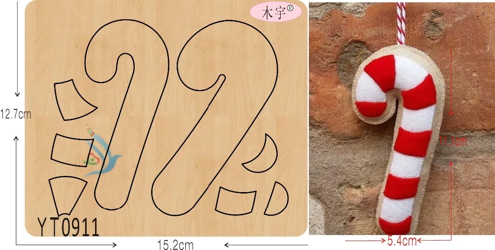 Christmas crutch-YT0911 DIY new wooden mould cutting dies for scrapbooking Thickness-15.8mm/muyu/
Christmas crutch-YT0911 DIY new wooden mould cutting dies for scrapbooking Thickness-15.8mm/muyu/